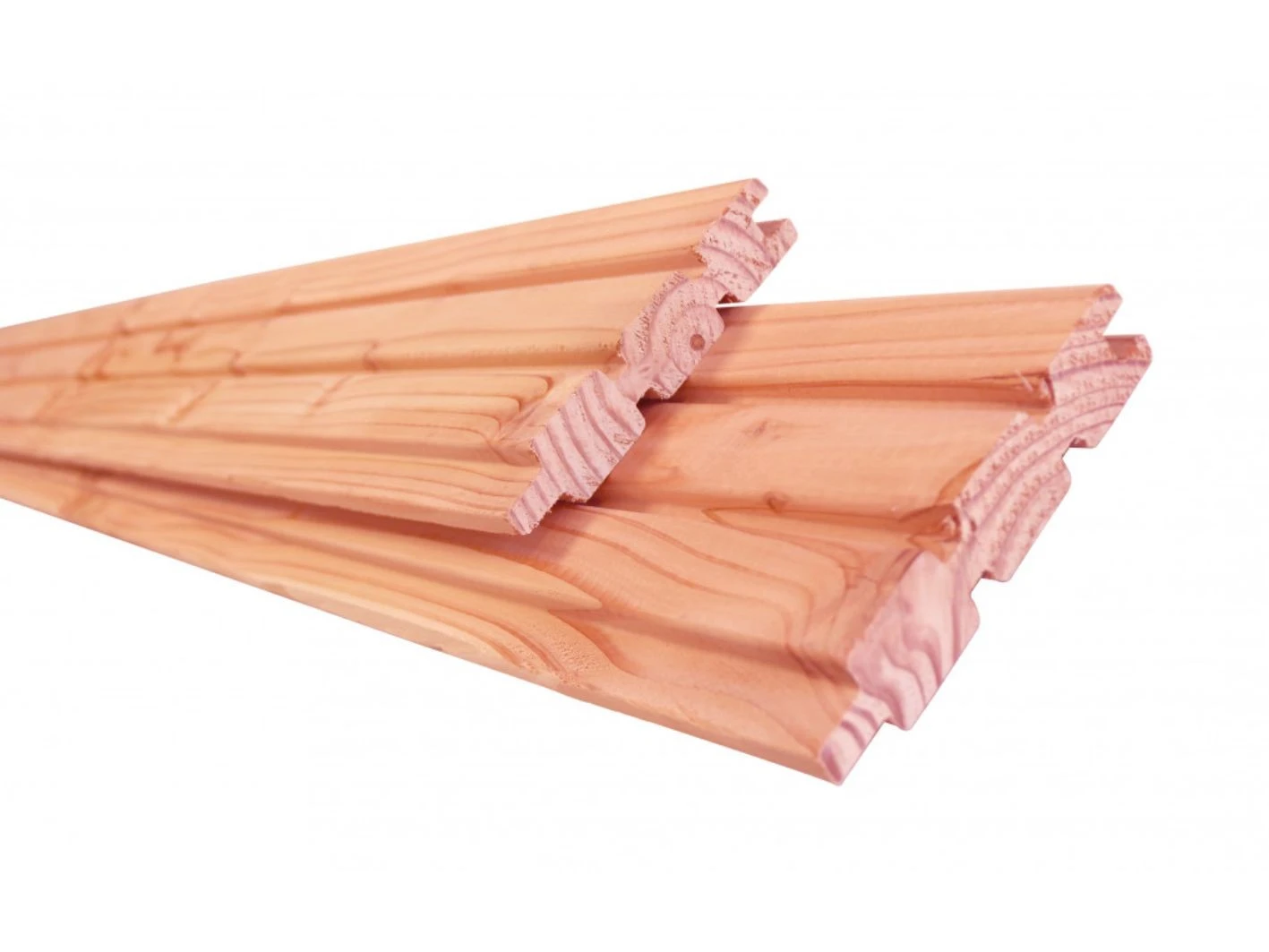 Douglas Rhombusprofielplank 2.7 x 14.5 cm (27 x 145 mm) Triple 2-zijdig - Lengte 224 cm - Afbeelding 1